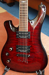 Schecter Diamond Series 006 Elite Linkshänder lefty SD SH-6 Set Black Cherry TOP