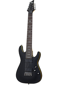 Schecter 3261 Demon-8 SBK Electric Guitars