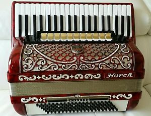 Accordion HORCH Very Beautiful German 120 bass