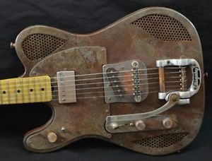 Loic Le Pape Telecasteel Guitar with Bigsby - Left Handed