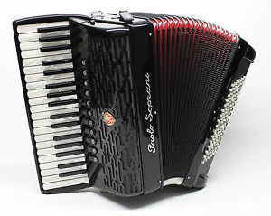 FISARMONICA Paolo Soprani Professional (IV) 96 neri strumento Italiano