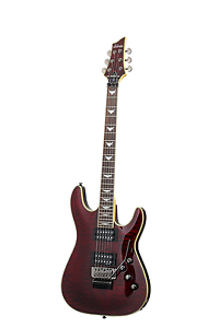 Schecter Omen Extreme-FR Electric Guitar (Black Cherry)