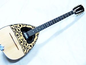 SAHA :: GREEK ACOUSTIC  BOUZOUKI  WITH PICK UP  AND TRUSS ROD  NEW !!!!!!!!!!