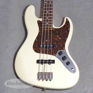 Fender Classic 60s Jazz Bass USA Pickups (Vintage White) Electric Bass Guitar