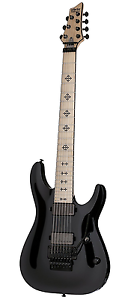 Schecter 413 7-String Solid-Body Electric Guitar, Gloss Black