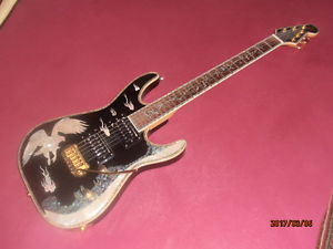 WSL Pearl Eagle guitar RARE French disign Made In Korea