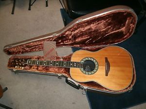 1973 Ovation Glen Campbell 1127-4 Gloss Natural mint with manual and case