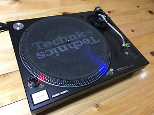 Used Technics DJ Direct drive turntable sl1200 mk6 black EMS Free tracking ship