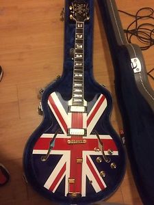 Epiphone Union Jack Sheraton Oasis Semi Acoustic 335