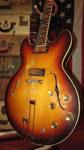 Vintage 1967 Epiphone Riviera Semi-Hollow Electric Guitar Plays Great