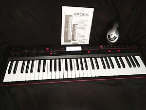 KORG KROSS 61 Key Synth Workstation - SD Card with Bonus Sounds and Headphones
