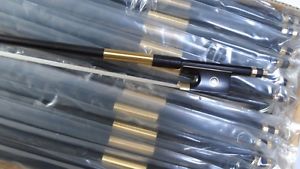 20pcs black Carbon fiber  violin bows 4/4 size, ebony frog
