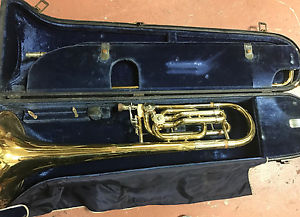 vintage ? BASS TROMBONE with case