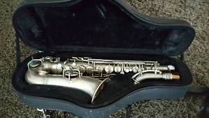 1925 CONN New Wonder Series II Alto Saxophone Silver-Plated Vintage Great Cndtn