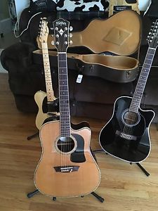 Washburn acoustic electric B Bender