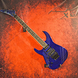 JACKSON LEFT HANDED USA CUSTOM SHOP SL1 SOLOIST TRANS BLUE LEFTY GUITAR