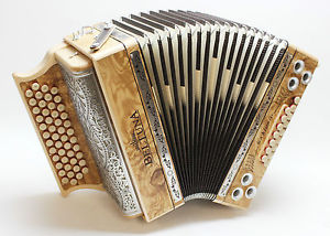 Estiria Harmonika BELTUNA Alpstar IV D Exclusivo, G-C-F-B, Michlbauer Ausst. Me