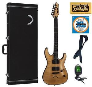 Dean Custom 450 Electric Guitar, EMG Pickups, Transparent Flame Top, C450 FM GN