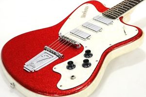 Italia Guitars MODENA CLASSIC/Red Sparkle Electric Guitar Free Shipping