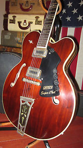 Vintage 1978 Gretsch Super Chet Hollow Body Electric Guitar w/ Original Case