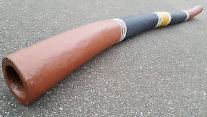 Traditionelles Yidaki D# Oldschool Eukalyptus Didgeridoo Termite eaten