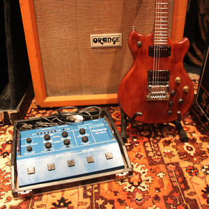 Klassischer 1980s Roland G-303 Steuereinheit & GR-300 Analog Synthesizer Gitarre