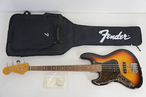 MINT Fender Japan Lefty Jazz Bass JB62/LH 3TS MIJ w/case Free Ship 854v20