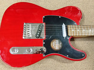 Fender American Standard Ash Telecaster, Trans Red, Maple Neck, Rosewood Board