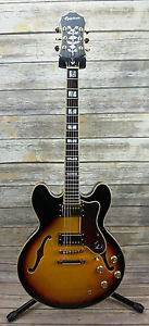 Epiphone Archtop Sheraton II Electric Guitar Coil Tapped Pickups