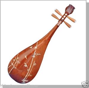 Luet Liuqin Chinese Soprano Pipa Lute Guitar Musical Instrument Qin STL#4098
