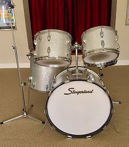 Vintage Slingerland 5 pc Drum Set (circa 1971): Modern Solo Outfit 2R