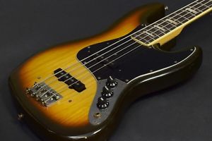 Fender 1980 Jazz Bass 3 Color Sunburust Electric Bass Guitar Free Shipping