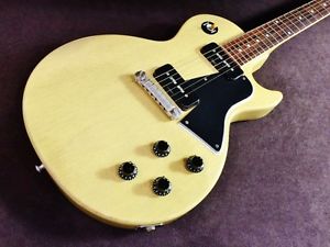 Gibson Custom Shop 1960 Les Paul Special Single Cut VOS TVYellow Electric Guitar
