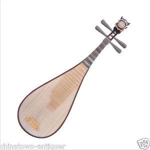 Luet Liuqin Chinese Soprano Pipa Lute Guitar Dun huang Musical Instrument # 4094