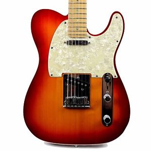 2001 FENDER AMERICAN DELUXE TELECASTER TELE CHERRY SUNBURST FINISH