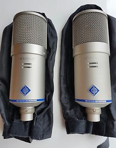 Stereo Set Neumann Solution D D-01 Digital Microphones DMI-2, Cradles + Cables
