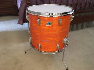 1970's Ludwig  Mod Orange 18" Floor Tom-  Great Color!!