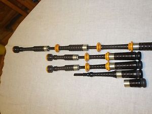 HARDIE BAGPIPES, 1950s, catalin mounts.