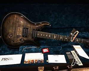 PAUL REED SMITH PRS CU-24 ARTIST PACKAGE!! Charcoal Burst Flame Body And Neck!!!