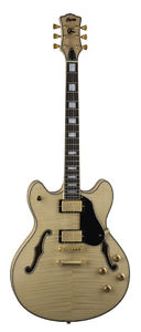Luna ATH 501 NAT Athena Natural Electric Guitar With Hard Case Ath501Nat New