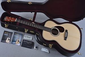 2016 Martin Custom Shop OM-28 VTS Adirondack Cocobolo Acoustic Guitar #2042861