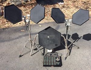 Vintage Simmons SDS8 Pads Stands and Brain Module Cables