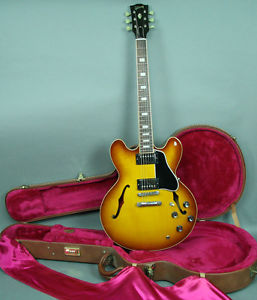 2007 Gibson ES-335 Iced-Tea Burst Block Inlay Reissue Electric Guitar USA w/OHSC