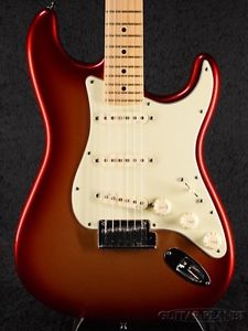 Fender American Deluxe Stratocaster-Sunset Metallic Electric Guitar