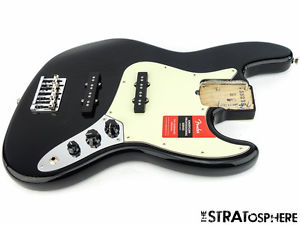 2016 Fender American Professional Jazz Bass LOADED BODY J Bass USA Guitar Black