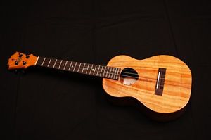 New Design KoAloha KTM-00 Curly Tenor Koa Ukulele 3 FREE SHIPPING & HARD CASE