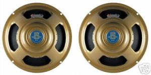 BNIB PAIR CELESTION GOLD ALNICO GUITAR SPEAKERS 8ohm
