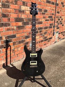 Paul Reed Smith SE Custom 22 Semi Hollow in Grey Black w  PRS Soft Case + Gift
