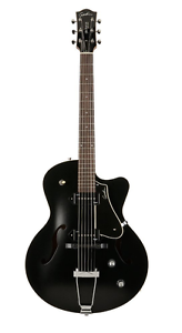 Godin  5th Avenue CW Electric Guitar (Kingpin II, Black)