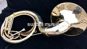 Sousaphone 25" Big Jumbo Size in Brass Gold Laquer With Free Mouth Pc & Case Box